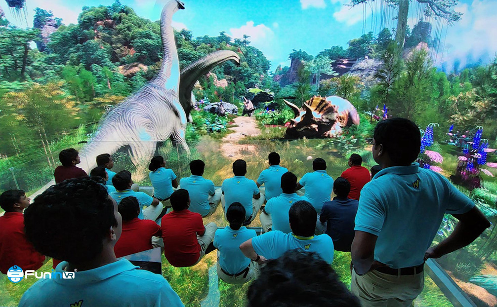 Interactive Metaverse Theater at the India Amusement Park