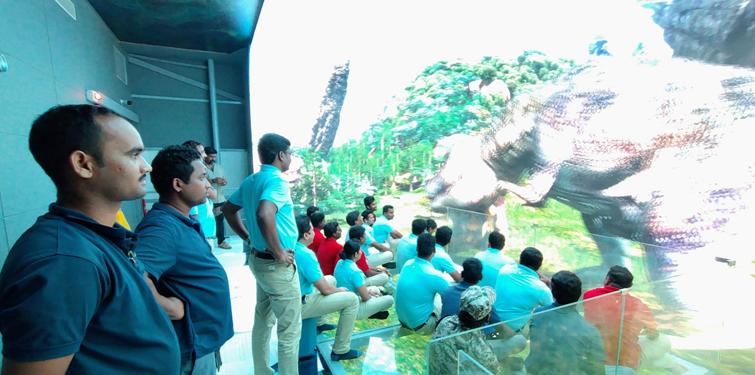 Interactive Metaverse Theater at the India Amusement Park