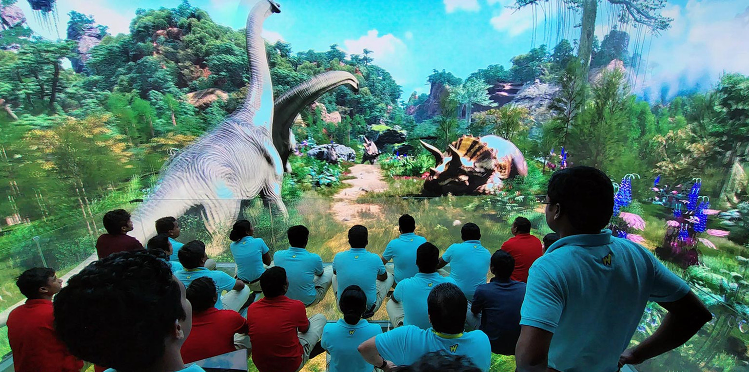 Interactive Metaverse Theater at the India Amusement Park