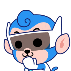 幻影猴捂嘴偷笑.gif